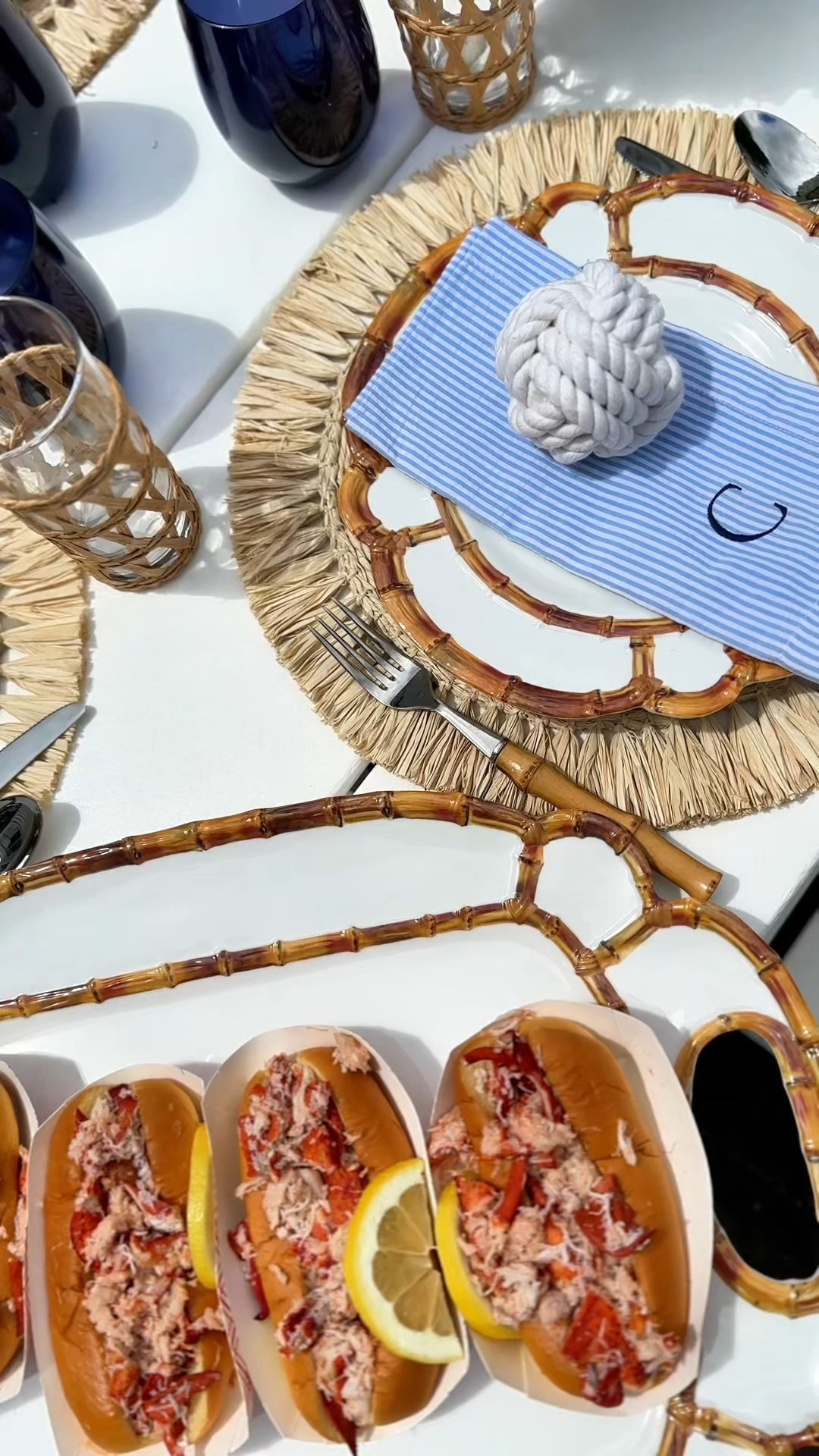 One of our favorite melamine bamboo plates for outdoor dinners. Linking our tabletop look for you too

#LTKHome #LTKSeasonal #LTKOver40