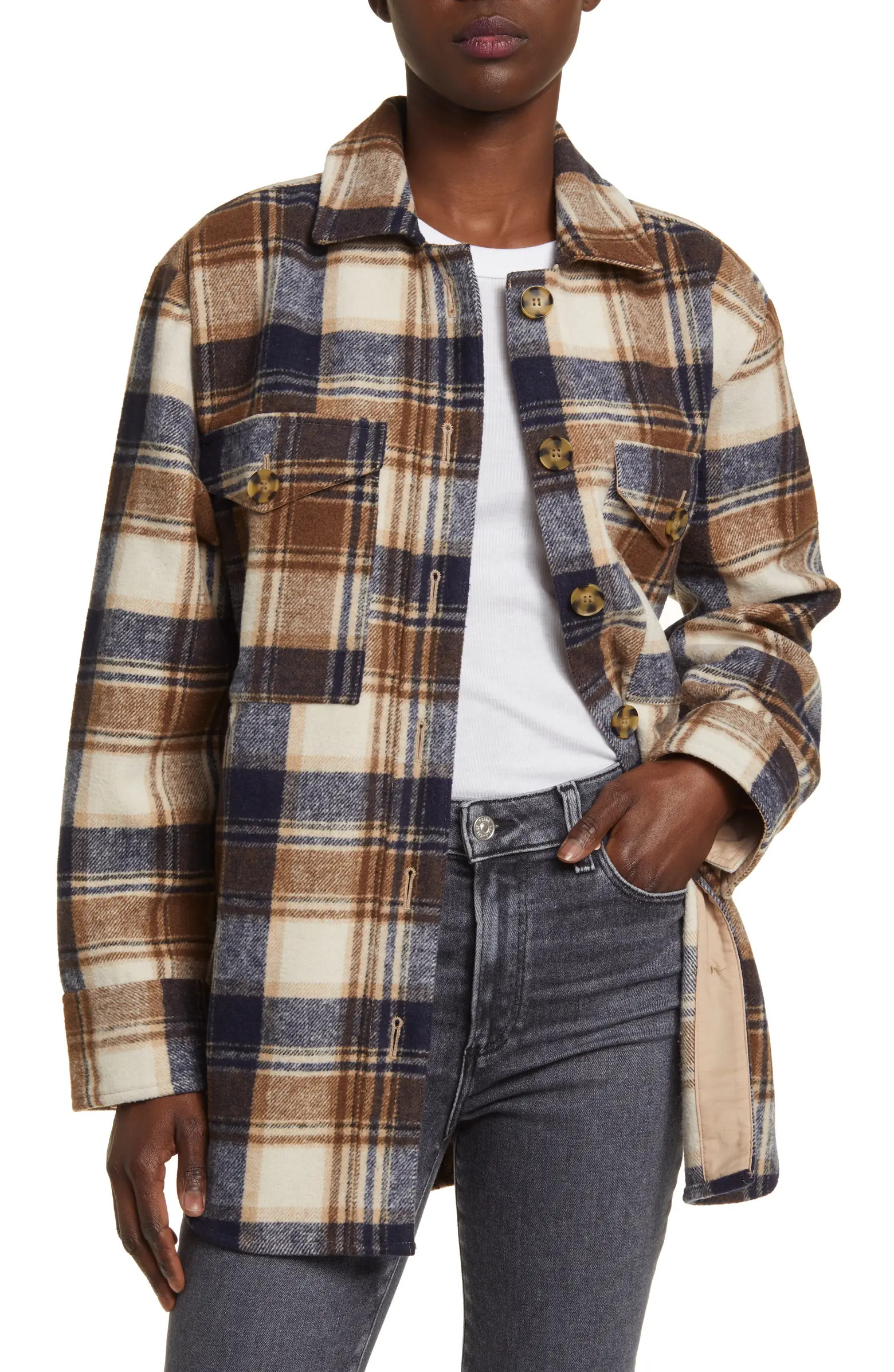 Plaid Shirt Jacket | Nordstrom