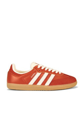 adidas Originals Samba OG Sneaker in Collegiate Orange & Cream White - Orange. Size 6.5 (also in 5, 6, 7.5, 8). | FWRD 