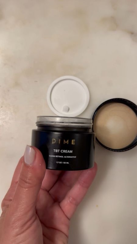Looking for a comparable to #LuxurySkincare without breaking your budget? 

#DimeBeauty is where it’s at! This TBT Cream is a #retinol alternative that assists in plumping, firming, and improves the appearance of fine lines and wrinkles for the skin!   

I’ve included a few more Dime Beauty products that pair well with this cream ✨

#LTKCleanBeauty #LTKFaceCream

#LTKover40