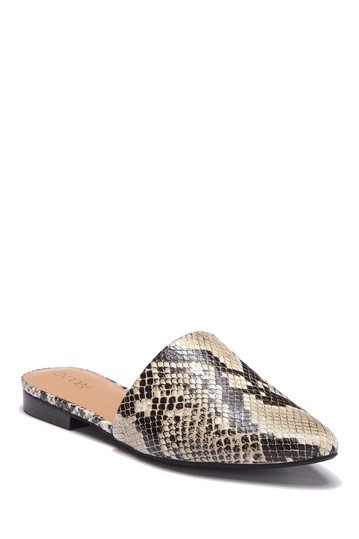 Amelya Snake Embossed Casual Mule | Nordstrom Rack