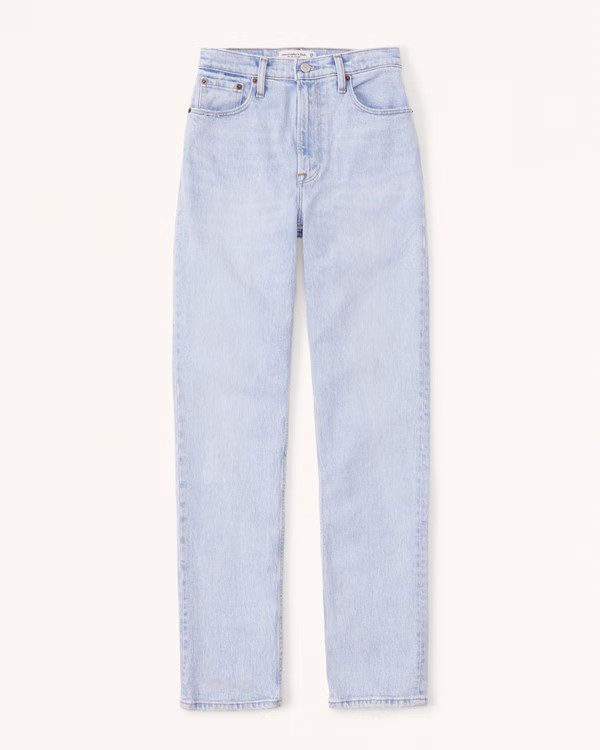 Women's Ultra High Rise 90s Straight Jean | Women's Clearance | Abercrombie.com | Abercrombie & Fitch (US)