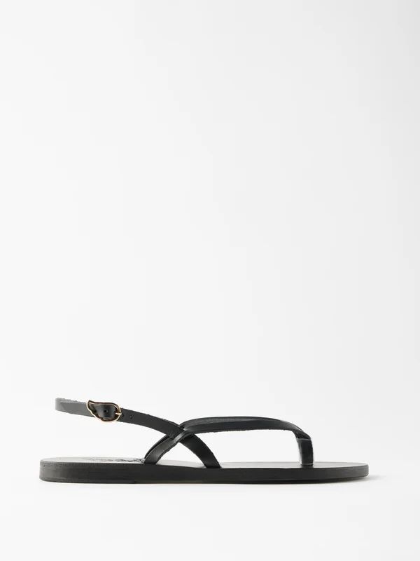 Synthesis leather flat sandals | Ancient Greek Sandals | Matches (UK)