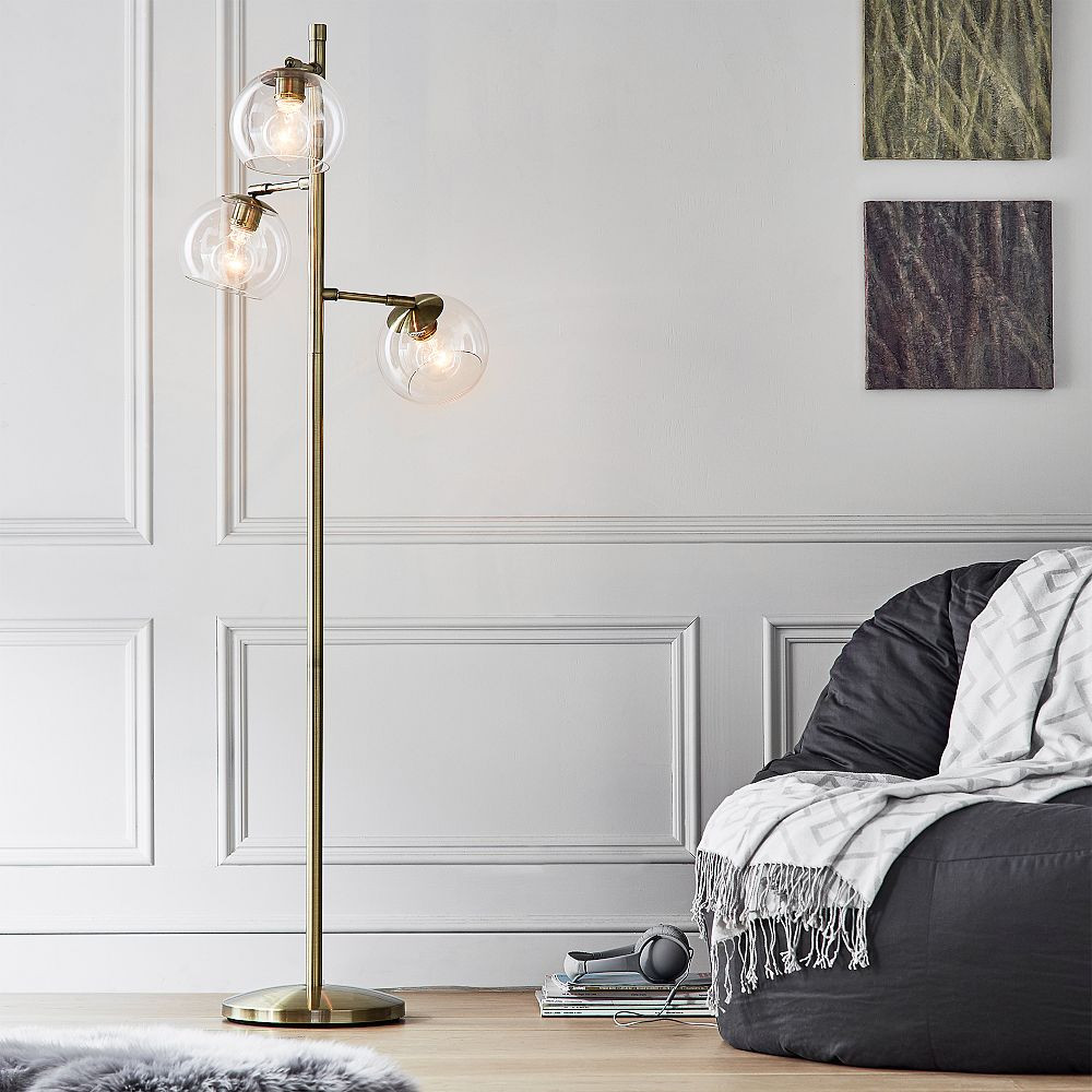 Glass Spotlight Floor Lamp (59") | Pottery Barn Teen