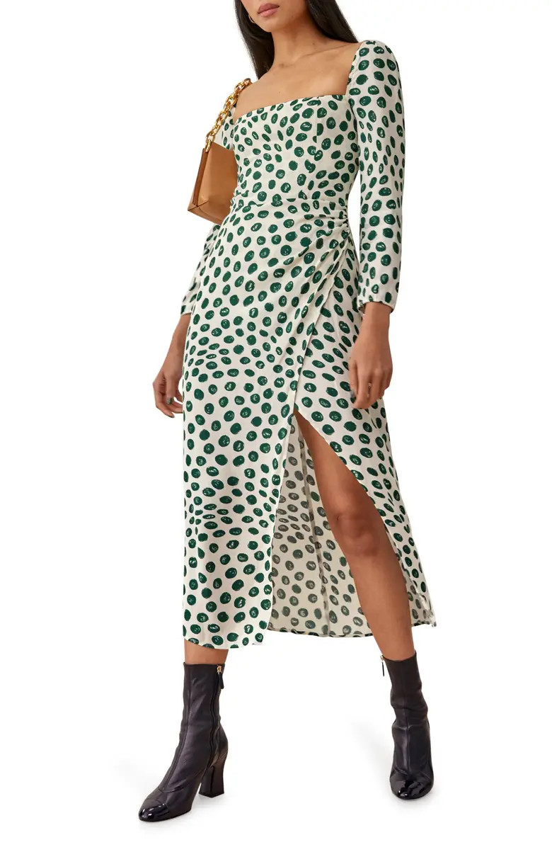 Hilda Polka Dot Long Sleeve Dress | Nordstrom