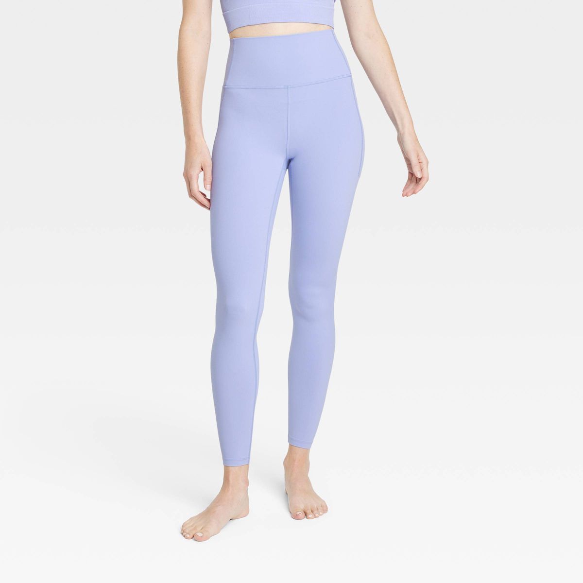 Women's Everyday Soft Ultra High-Rise Pocketed Leggings - All In Motion™ Lilac Purple S | Target