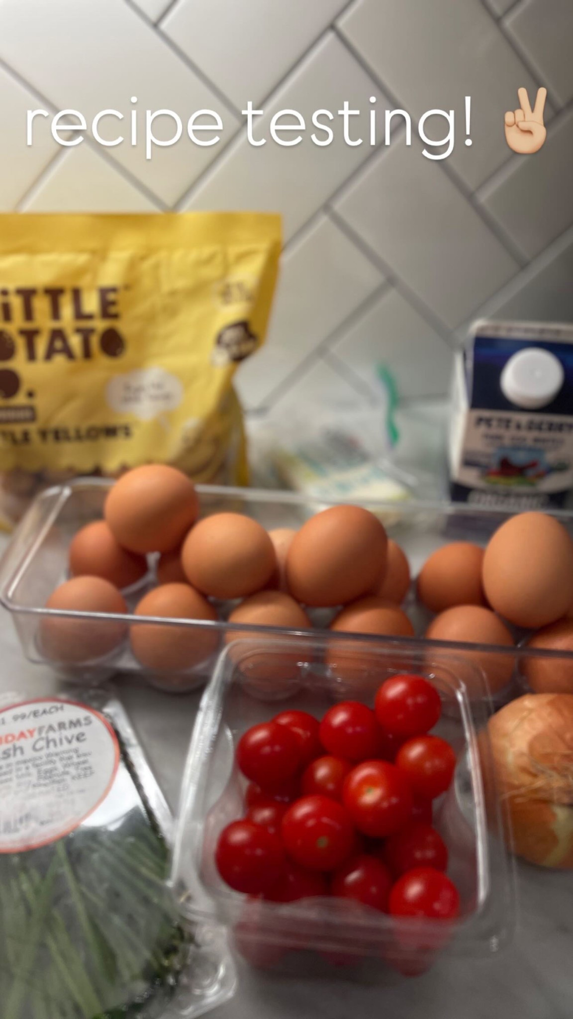 Breakfast recipe testing with eggs

#LTKHome