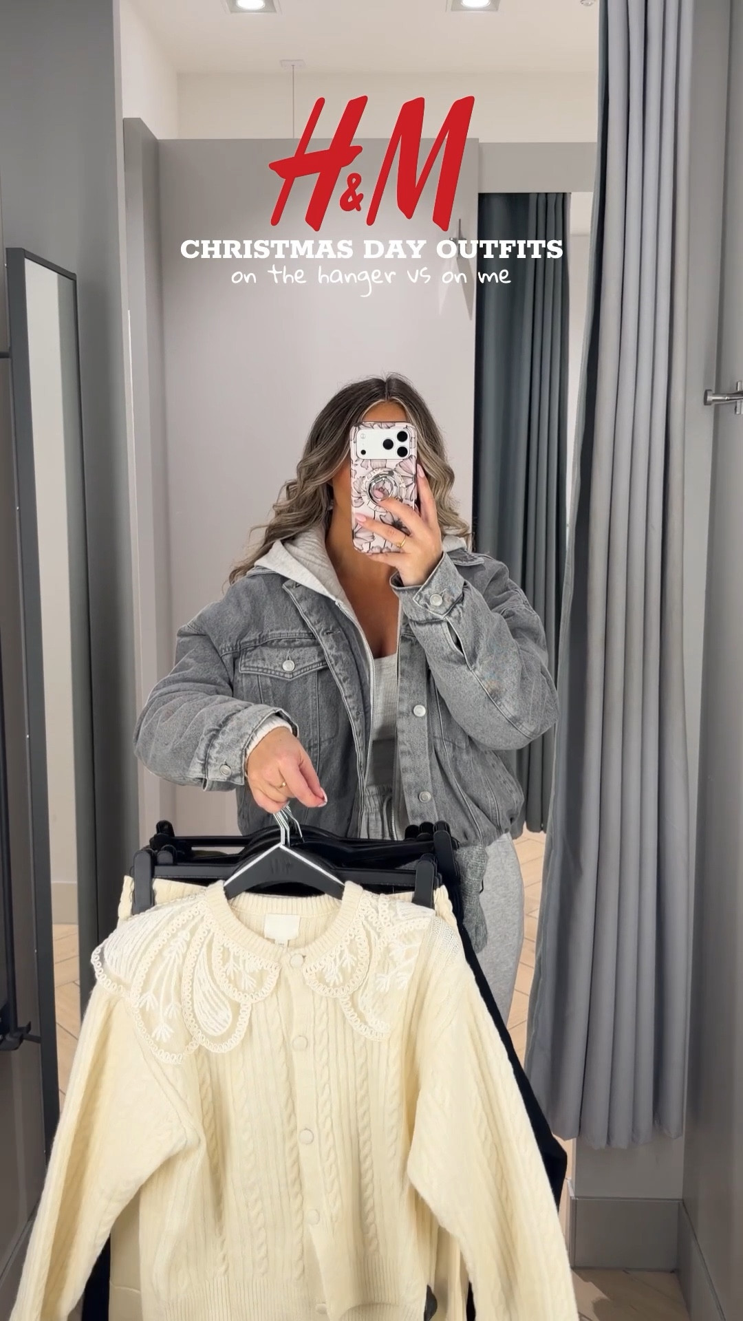 H&M Christmas Day Outfit Ideas🎄✨ 

I’m a UK SIZE 10, 5ft4 and I’m wearing the following sizes;
Cream cardigan and satin trousers - size small
Grey knit dress - size small
Green top & skirt - size small
Cream knit dress - size small
Black knit co-ord - size medium in both
(Small would be more fitted as the medium is oversized fit I’d say)
Burgundy dress - size small but needed a medium for my bust 
Black bow top - size small (comes up big and is stretchy so reckon I could have sized down)
Black satin skirt - size small (I’d recommend a plain satin skirt with this top too but they didn’t have any in store so I will link some for you)

Christmas Day outfit, knitwear, casual outfits, comfy outfits, H&M try on

#LTKdatenight #LTKfestive #LTKstyletip