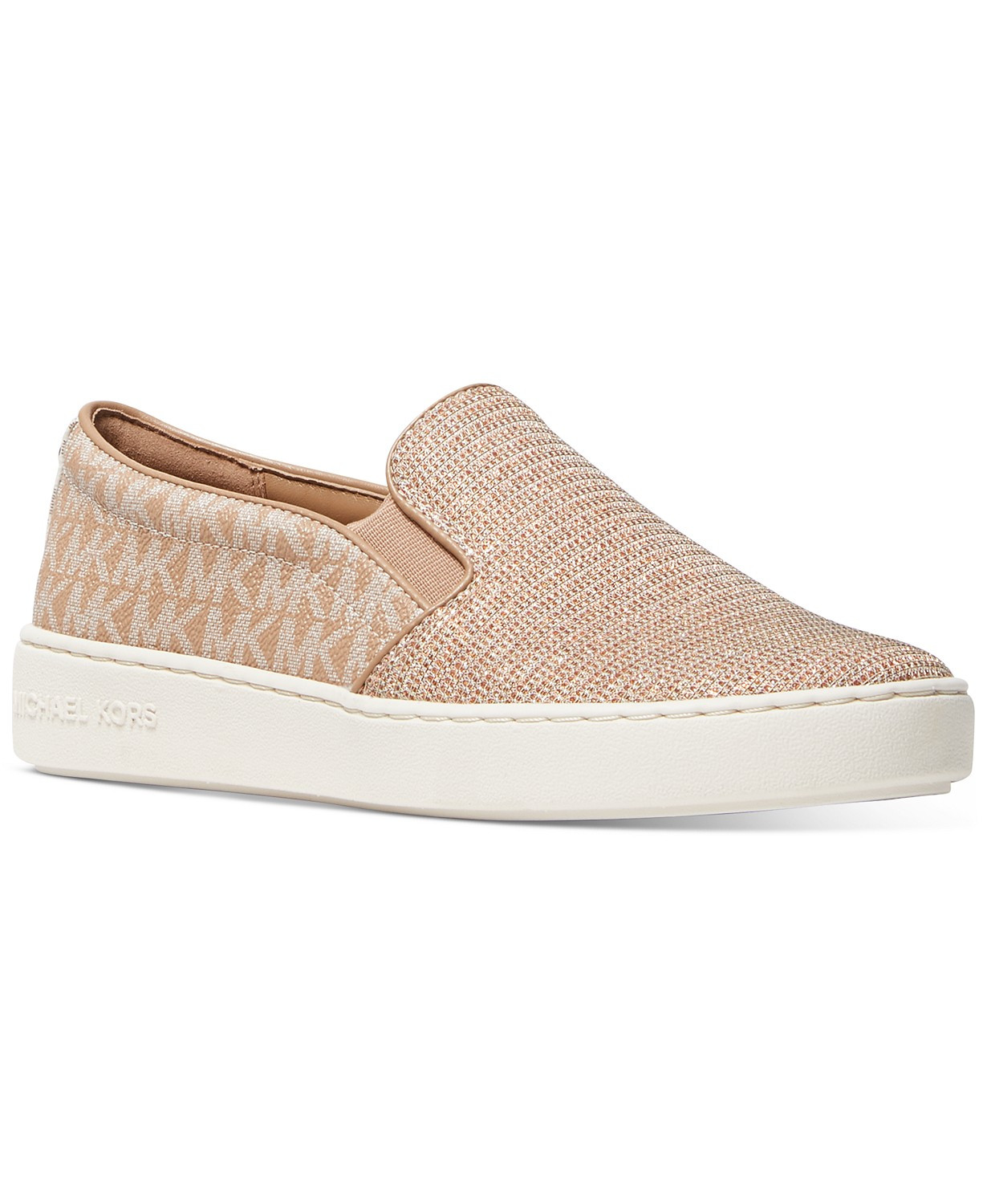 Michael Kors Women's Keaton Slip-On Signature Logo Sneakers & Reviews - Athletic Shoes & Sneakers... | Macys (US)