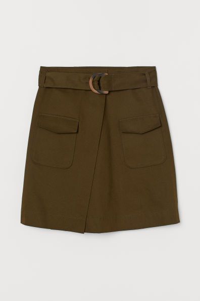Utility Wrapover Skirt | H&M (US + CA)