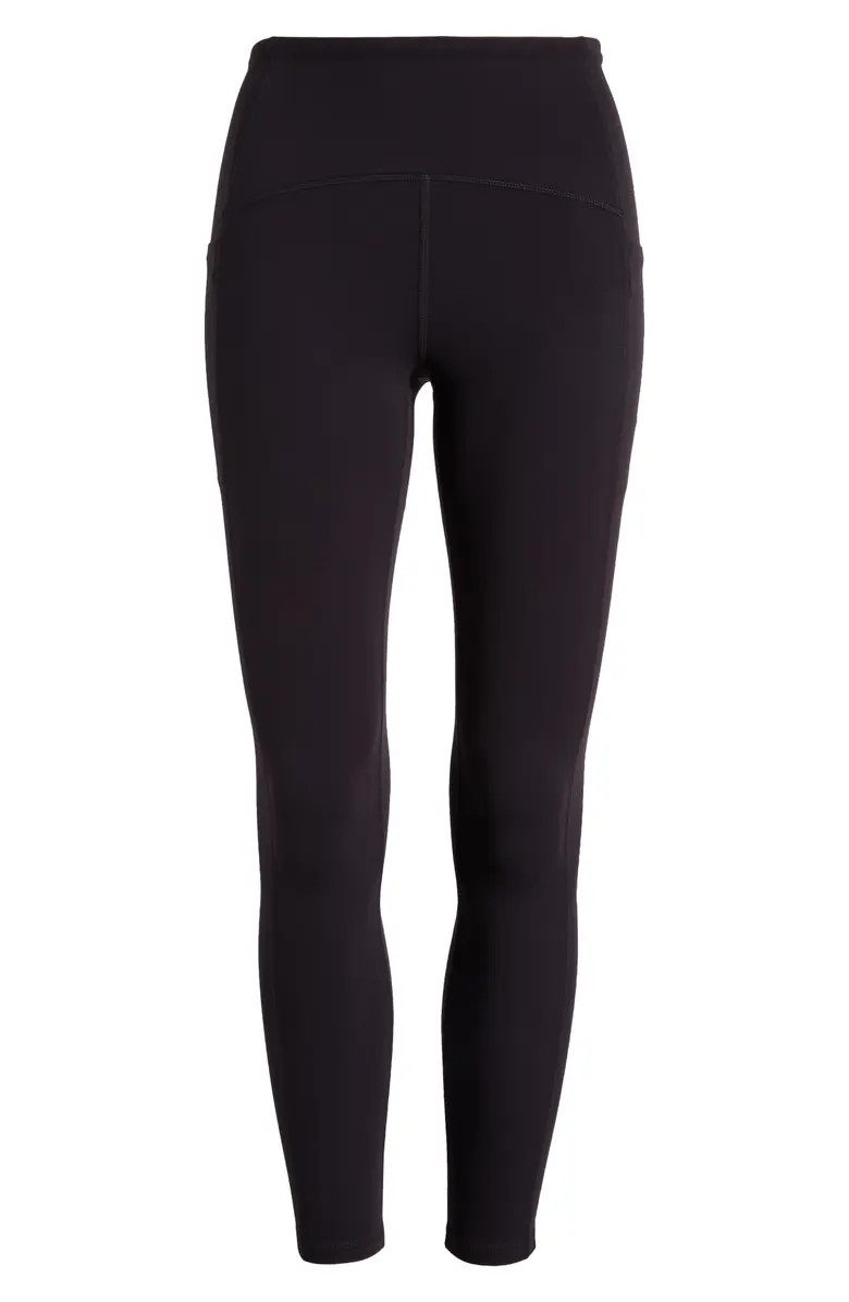 Zella Studio Luxe High Waist Pocket 7/8 Leggings | Nordstrom | Nordstrom