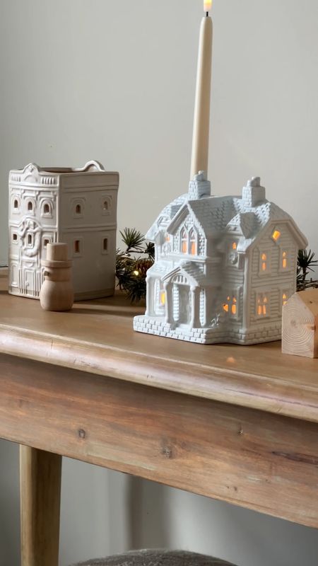 Setting up my first Christmas village 🤎 linked a couple of similar pieces if you want to create your own!

#neutralholidaydecor #neutralchristmasdecor #christmasvillage #thriftedhome #neutralhome #neutralhomedecor #homedecoronabudget #budgethomedecor #moderncottage #rustichome #vintagedecor 

#LTKSeasonal #LTKHoliday #LTKhome