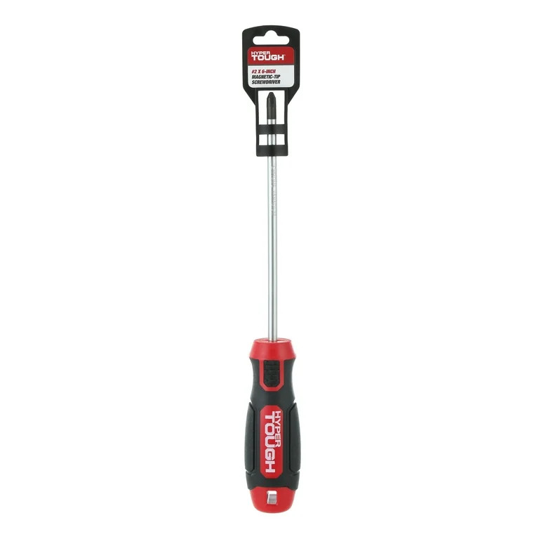 Hyper Tough #2 x 6 inch Phillips Screwdriver | Walmart (US)
