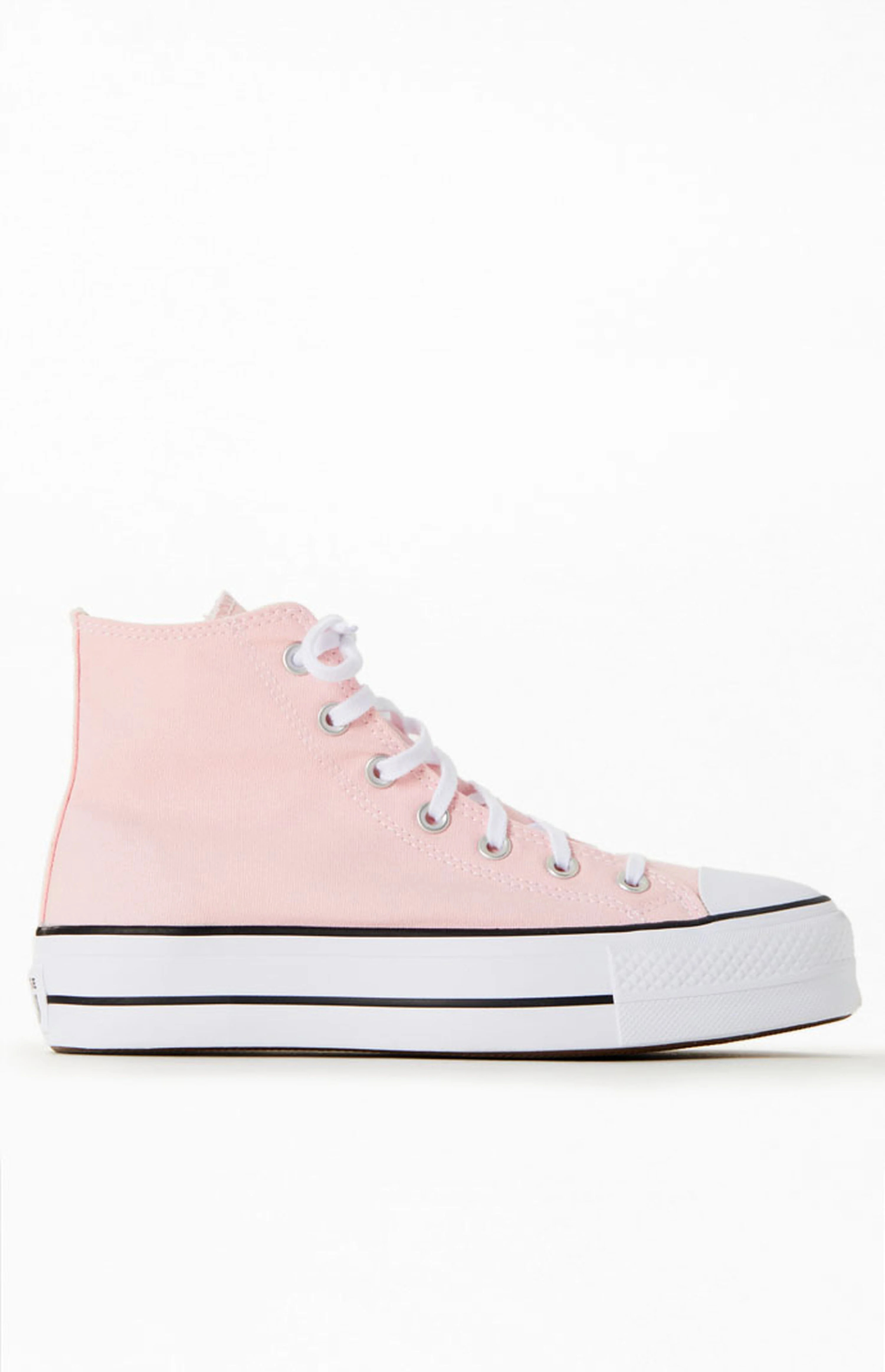 Converse Pink Chuck Taylor All Star Lift High Top Sneakers | PacSun