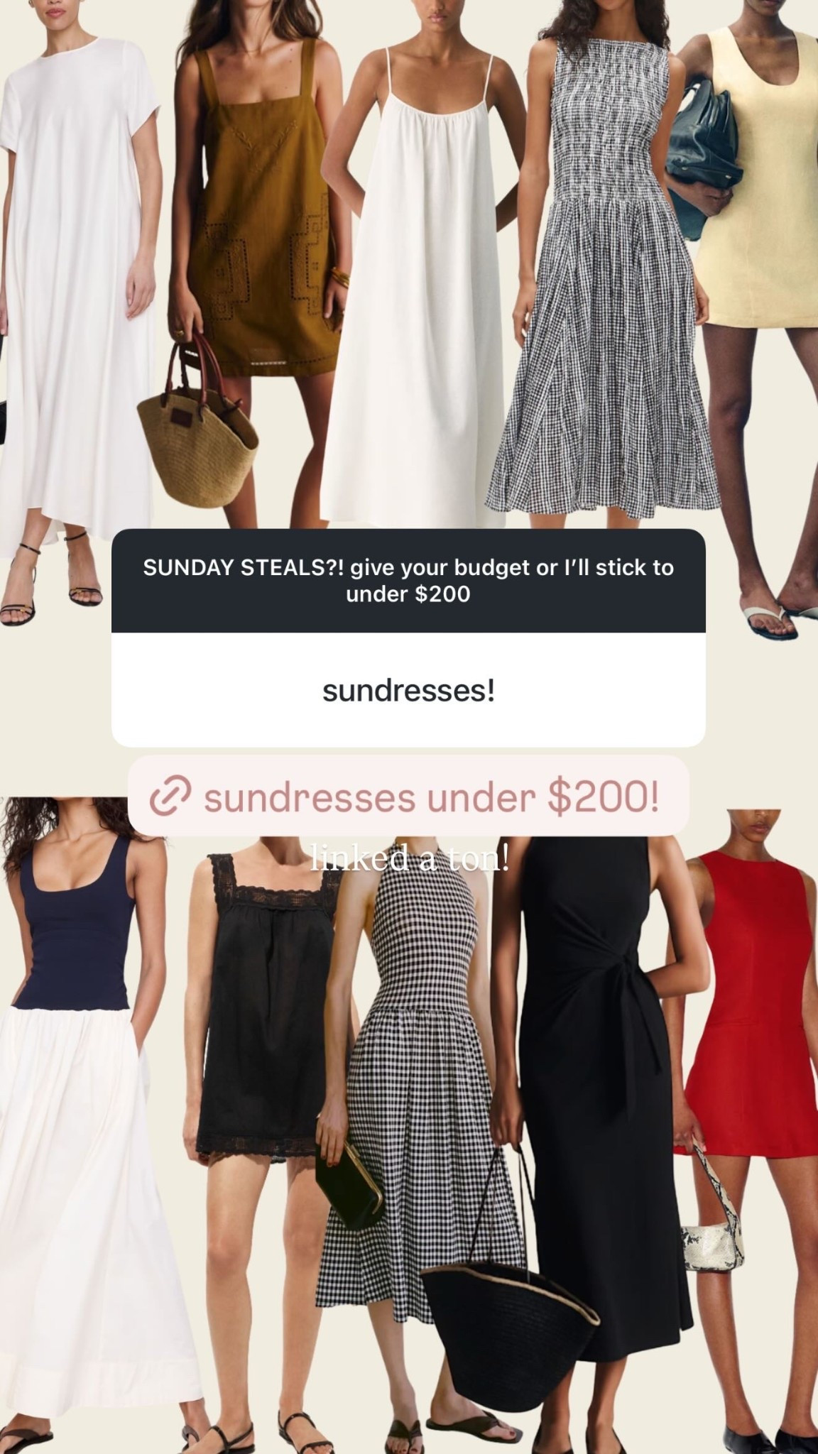 Summer sundresses under $200