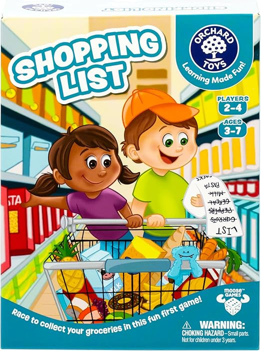 Orchard Toys Shopping List Game - New Art Race to Collect Your Groceries in This Fun Memory Game,... | Amazon (US)