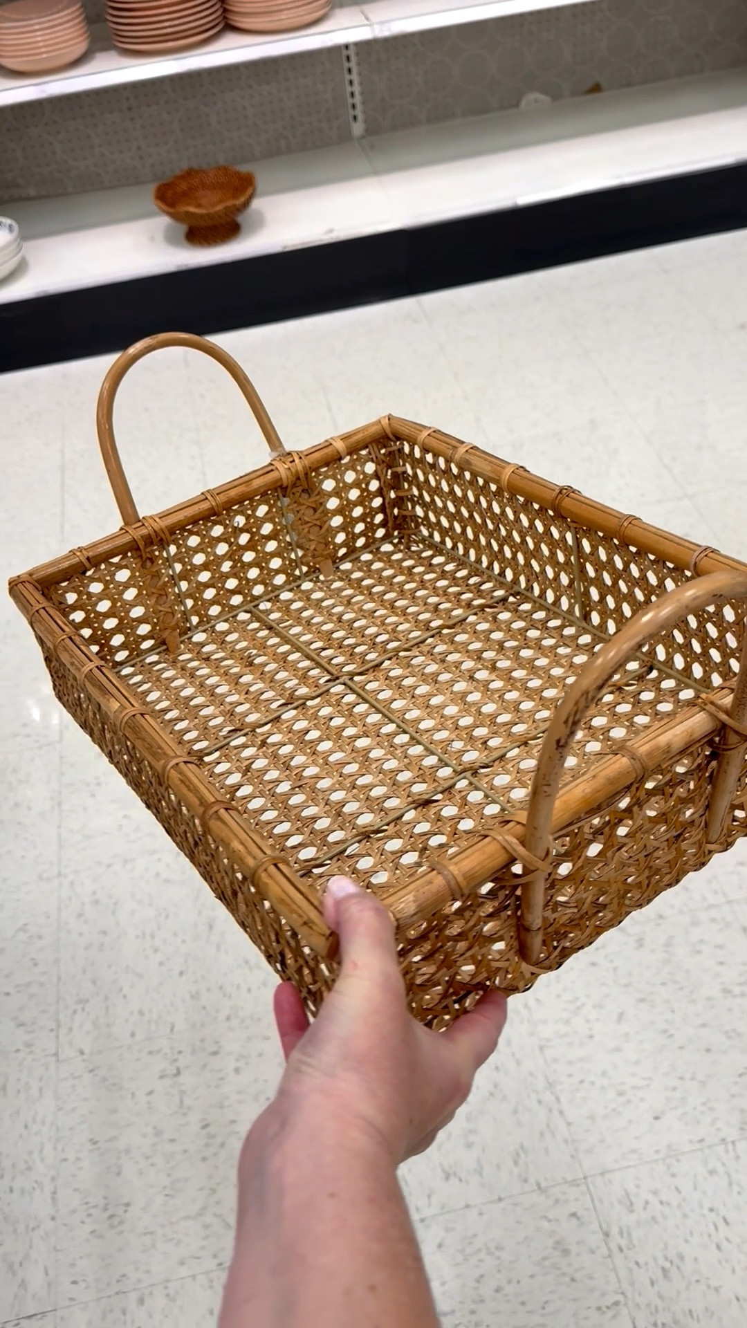 What a precious tray! Made of rattan in a cane design, this rectangular tray has side handles and raised edges. It’s perfect to use in your Christmas tablescape filled with tree branches, berry stems, and flameless candles, or use it at your drink station for cups, plates, or utensils. 

If you’re an artist or maker, this could be fun to use in your studio space to group together jars of paint brushes, scissors, glass-cutting tools, or markers. For mosaic tips, tutorials + inspiration please visit my YouTube channel: YouTube.com/julieweilbacher. Follow @julieweilbacher on Instagram for all things mosaic art.

#servingtray #rattantray #rattancanetray #christmastablescape #target #craftstorage #giftsforcrafters #holidayhosting #holidayparty

#LTKHome #LTKFindsUnder50 #LTKGiftGuide