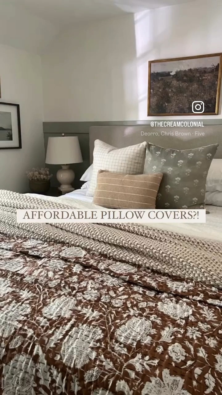 Woven nook pillow covers!