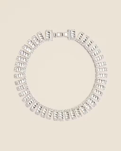 Statement crystal choker necklace | J. Crew US