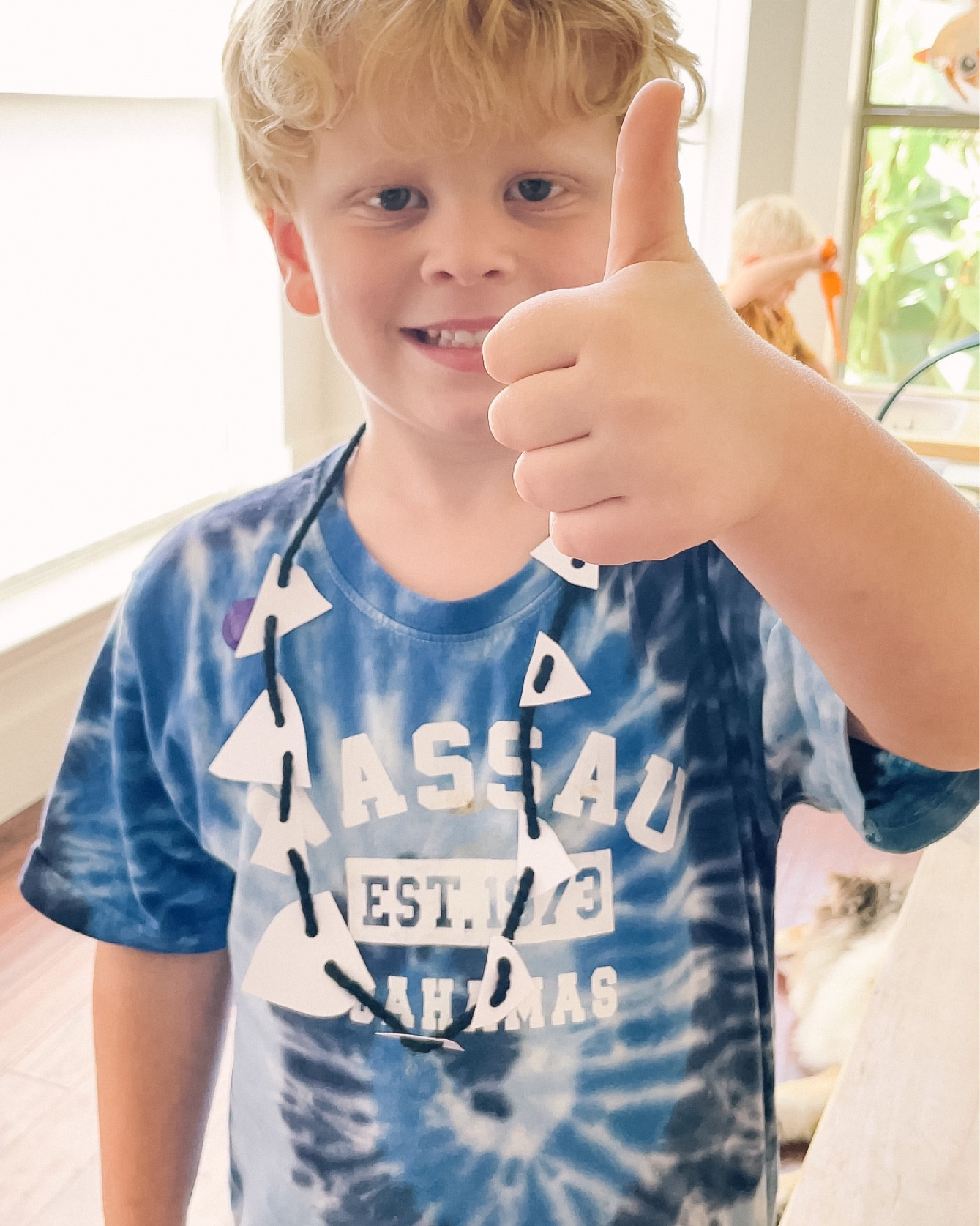 Shark teeth necklace craft. So fun, easy and great for practicing fine motor skills. 

#LTKfamily #LTKkids