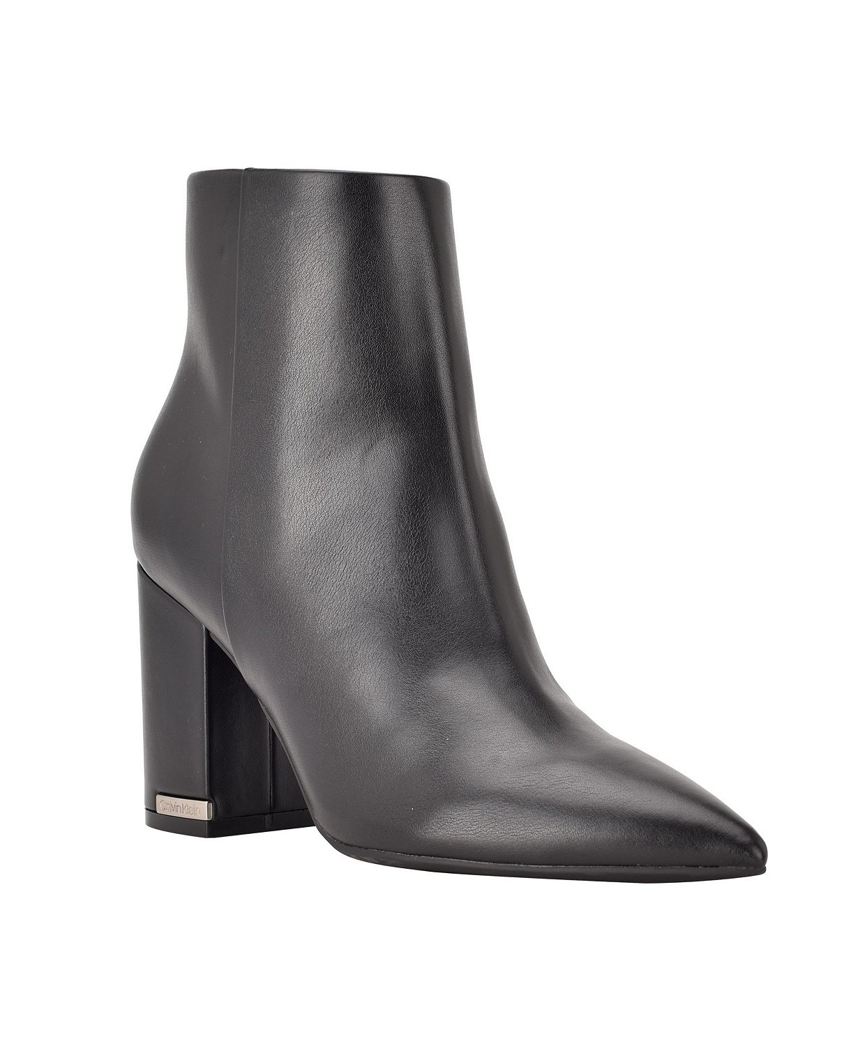Calvin Klein Women's Minna Block Heeled Dress Booties & Reviews - Booties - Shoes - Macy's | Macys (US)