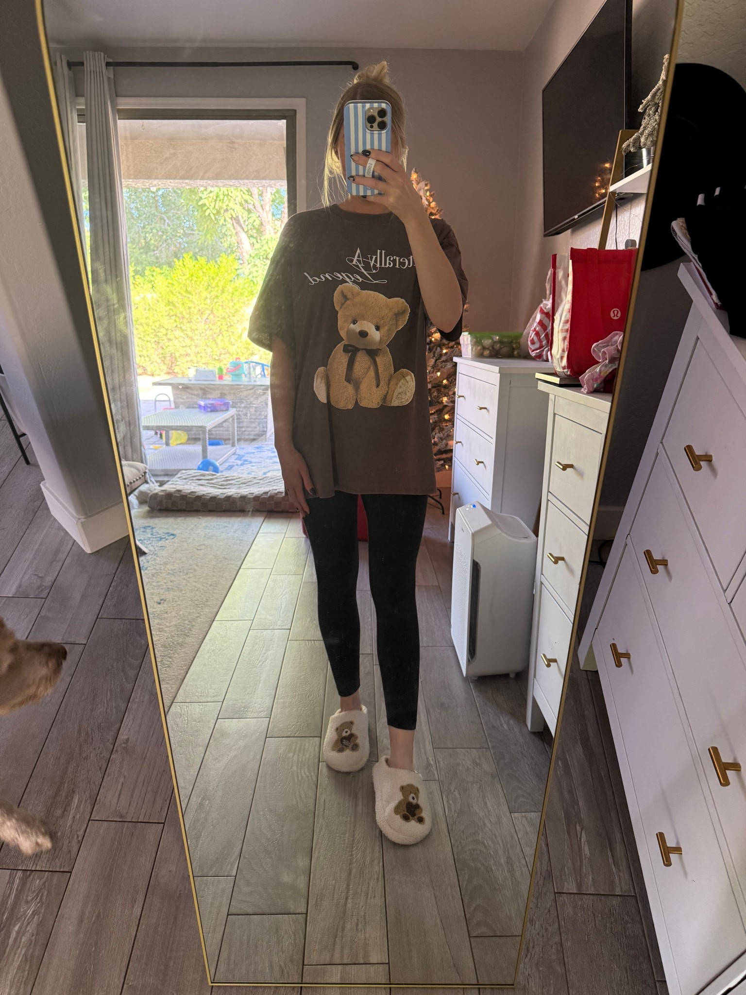 The cutest oversized brown teddy shirt! 
🤎🧸 wearing size medium!

#targetstyle #brownteddytshirt

#LTKStyleTip #LTKmomlife