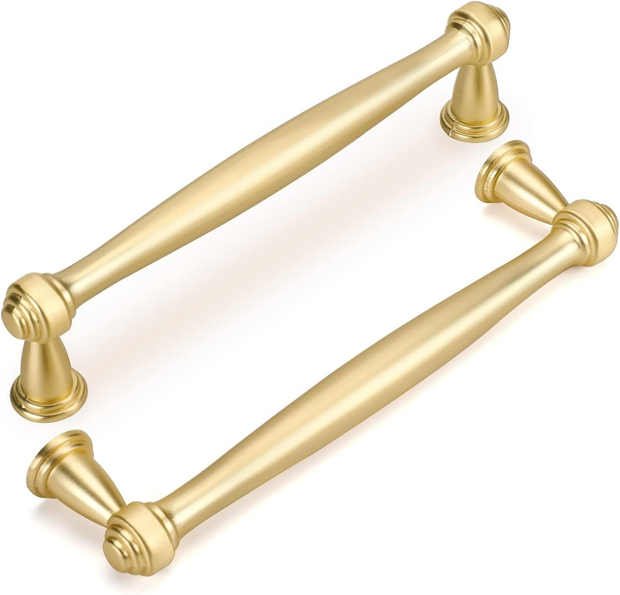 goldenwarm 5 Pack 5 in Gold Cabinet Pulls Brass Drawer Handles Luxite Hardware for Kitchen Dresse... | Amazon (US)