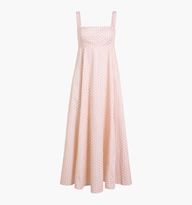 The Rowena Dress - Coral Baroque Shell Cotton Sateen | Hill House Home