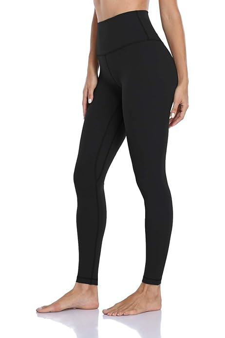 HeyNuts Pure&Plain 7/8 High Waisted Athletic Leggings for Women, Buttery Feeling Workout Tummy Control Yoga Pants 25'' | Amazon (US)
