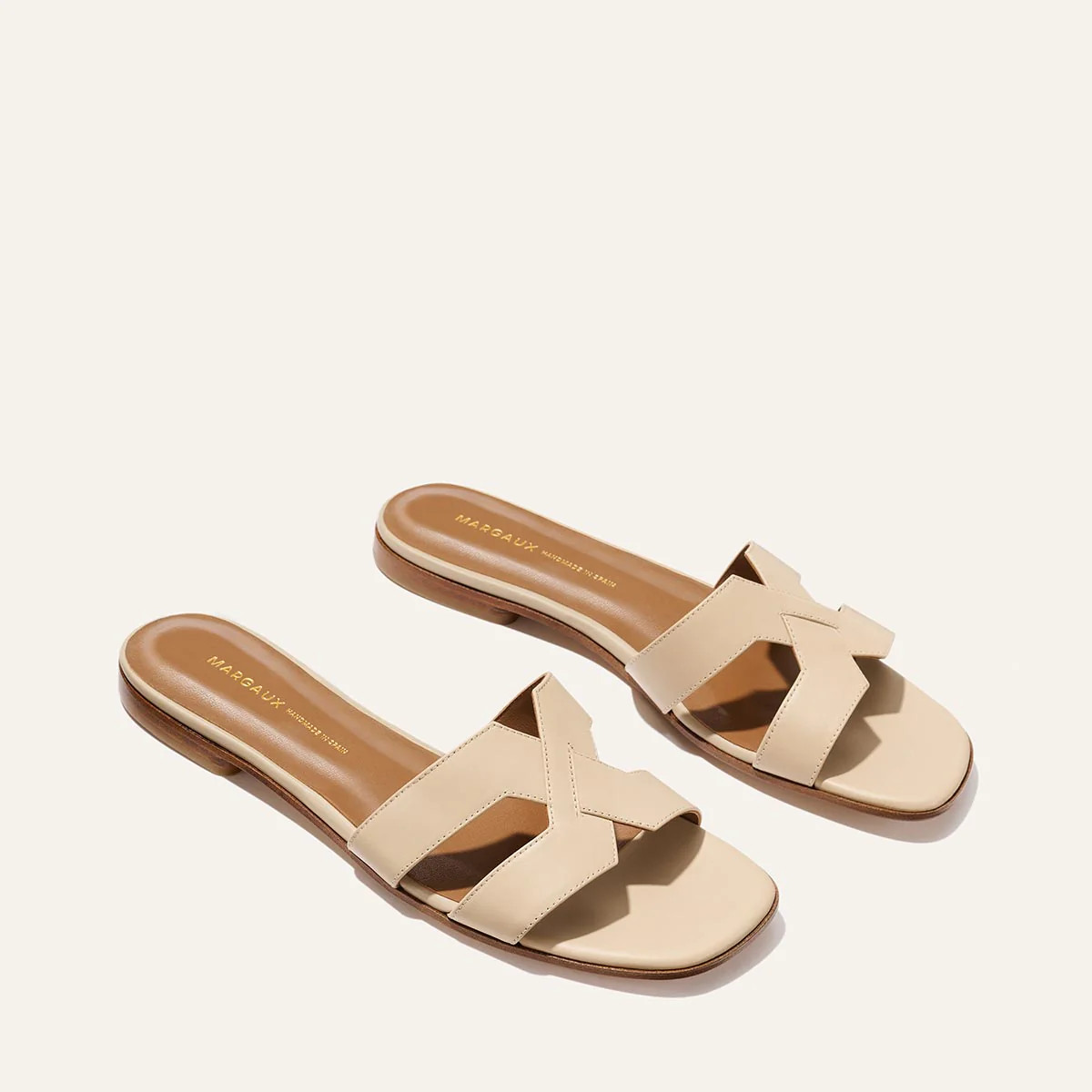 The MX Sandal - Latte Calf | Margaux