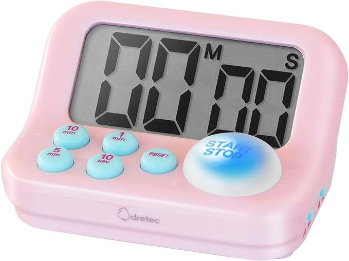 2-in-ONE Digital Timer (Count-Down) / Stopwatch (Count-Up) with Blue LED Light & Beeps Notificati... | Amazon (US)