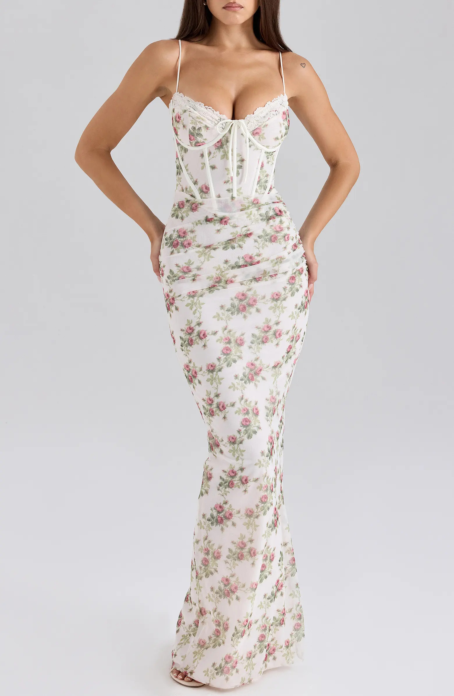 Calista Stretch Mesh Body-Con Cocktail Dress | Nordstrom