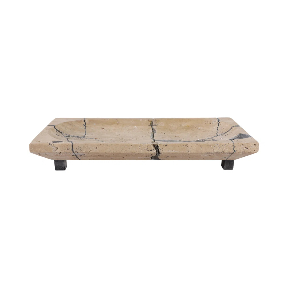 AllModern  18" Gorda Crackle Travertine Tray | Wayfair | Wayfair North America