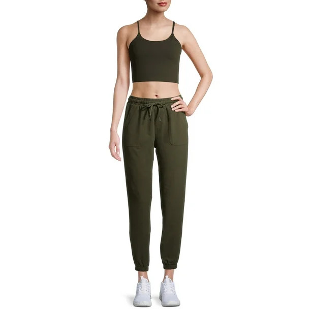 Avia Low Impact Sports Crop with Shelf Bra and Removable Pads | Walmart (US)