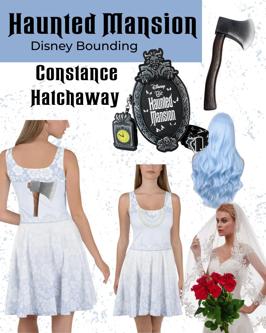 Haunted Mansion Disney Bounding Halloween costume ideas Bride Constance Hatchaway 

#LTKSeasonal #LTKStyleTip #LTKFindsUnder50