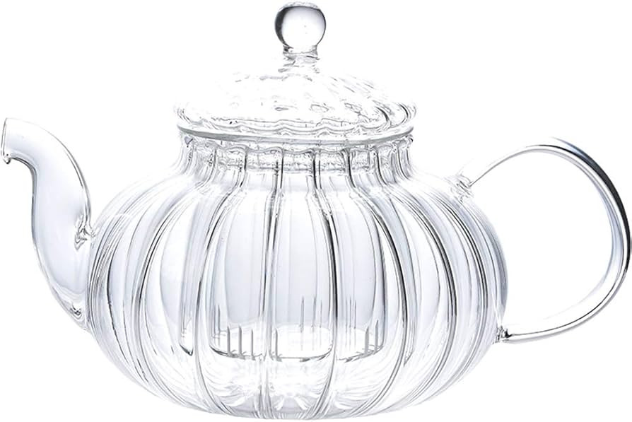 IwaiLoft NEW Glass Teapot with Infuser, Stovetop Safe Tea Kettle, Blooming and Loose Leaf Tea Mak... | Amazon (US)