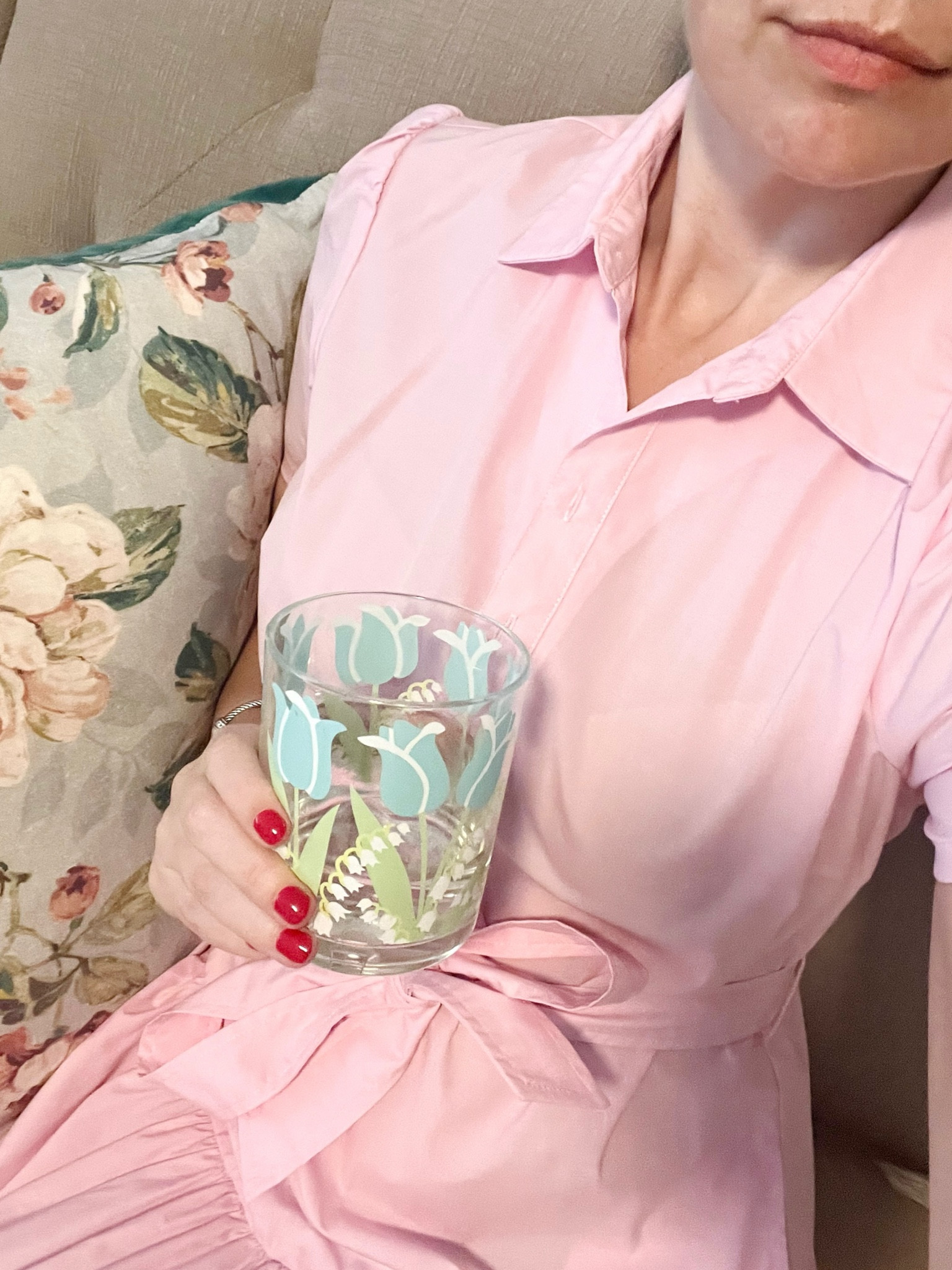 My grandmothers hand painted floral tumblers - linked similar. Stemless wineglasses. Painted drinking glasses. Home decor 
.
.
.
… 

#LTKHome #LTKStyleTip #LTKFindsUnder100