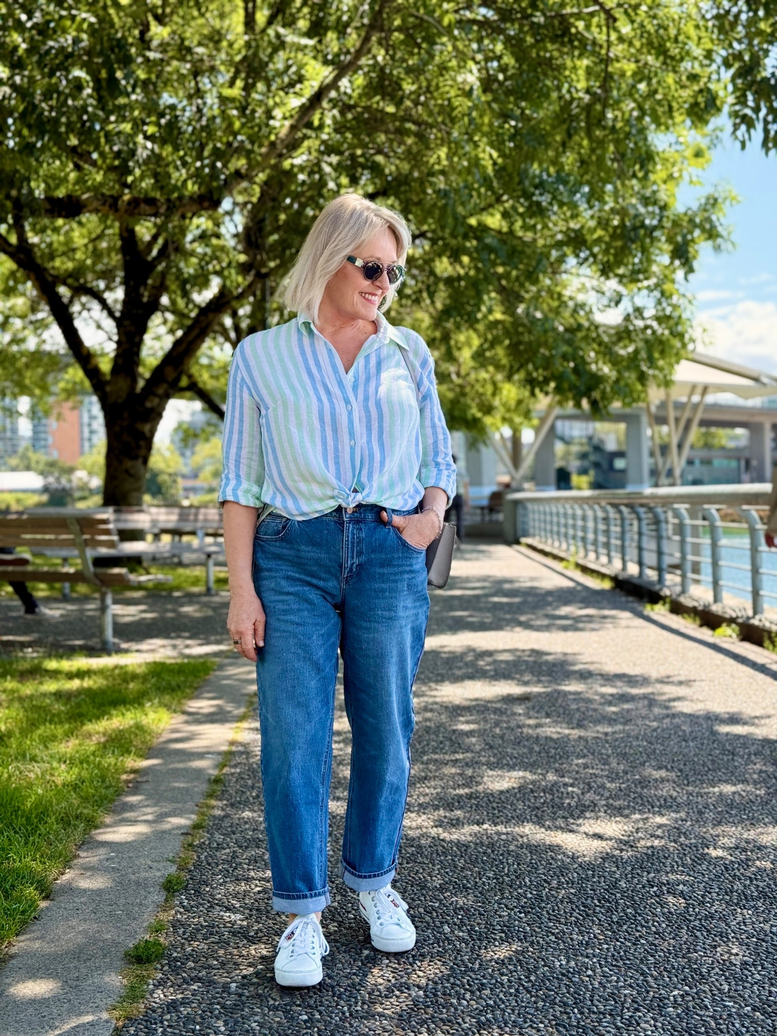 Talbots Semi-Annual Red Door Sale is on with 40% off markdowns on all your summer favorites!
I’m wearing the Playful Stripe Linen shirt with their Stovepipe Straight-Leg Jeans on a breezy day by the shore. 
Talbots is a size inclusive brand that has been providing women with timeless, modern, classic, high-quality fashion for 75 years. 
Shop now to save! 
@talbotsofficial #talbots #ad

#LTKSaleAlert #LTKPetite #LTKOver40