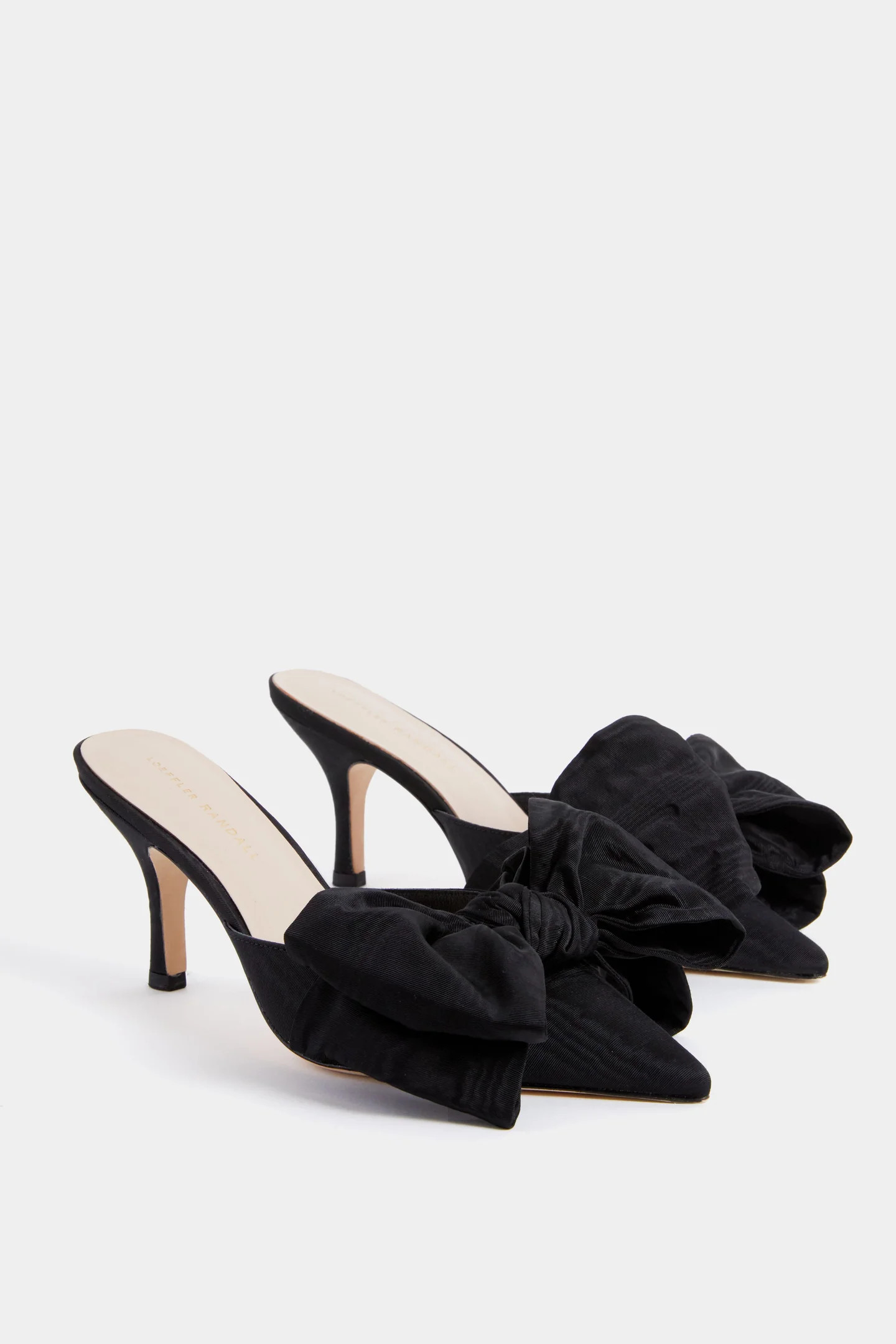 Black Margot Bow Heels | Tuckernuck (US)