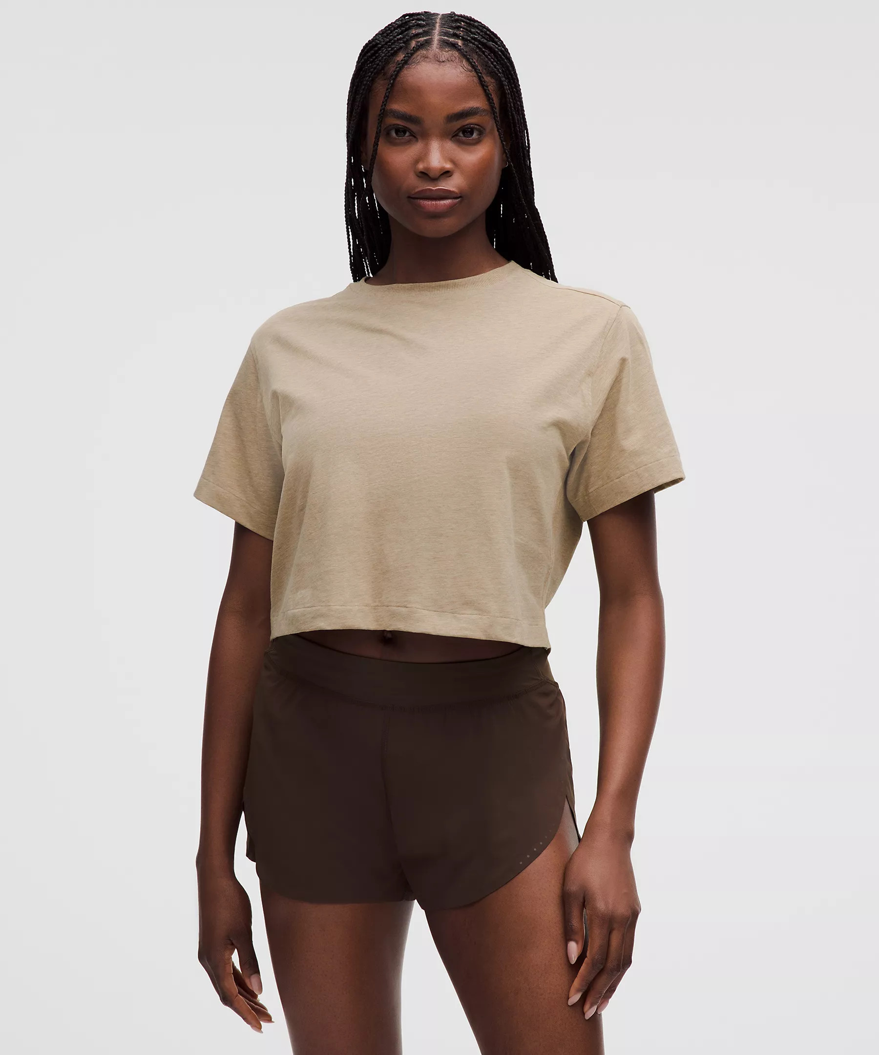 All Yours Organic Cotton Cropped T-Shirt | Lululemon (US)