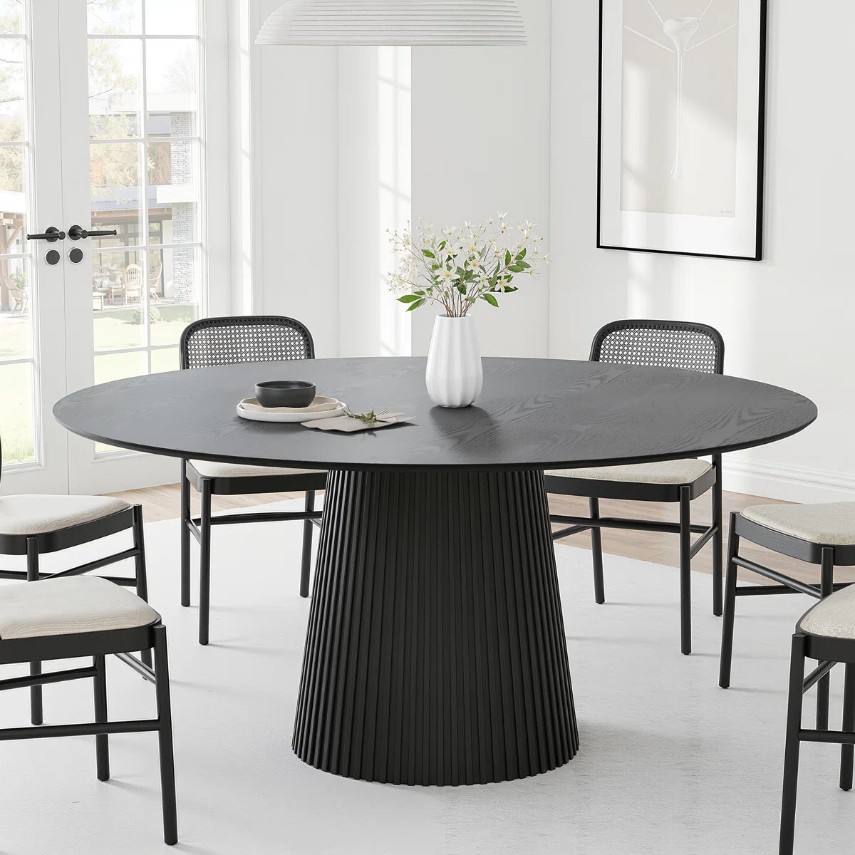 Solid Wood Round Pedestal Dining Table | Wayfair North America