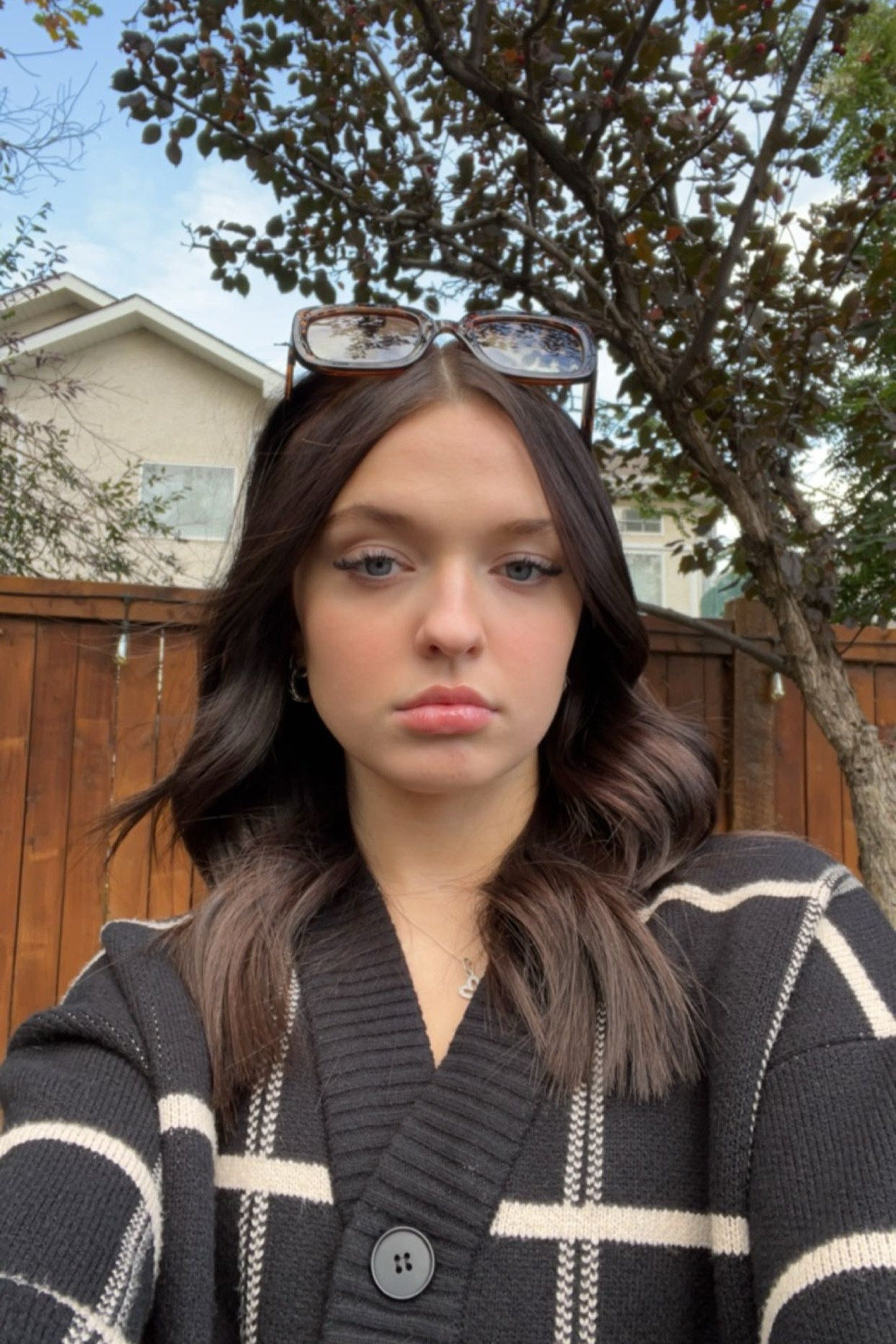 cardigan moment🖤 #Aritzia #Amazon #cardigan #sunglasses 

#LTKfindsunder100 #LTKU #LTKstyletip