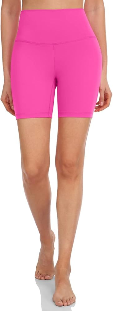 HeyNuts Essential/Workout Pro Biker Shorts for Women, High Waisted Workout Compression Yoga Short... | Amazon (US)