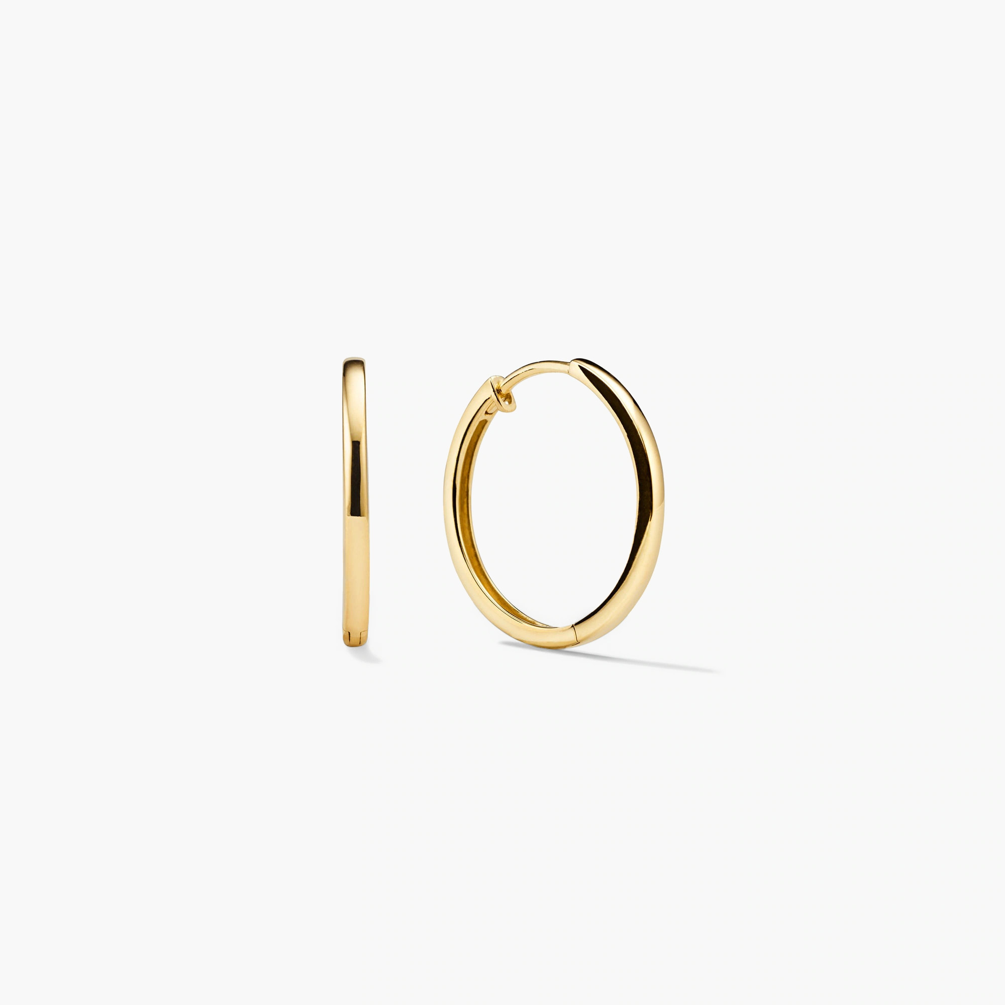 Easy Medium Hoops | Mejuri Fine Crew
