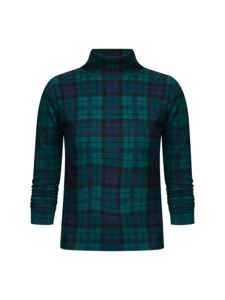 Plaid Turtleneck Top | Ann Taylor
