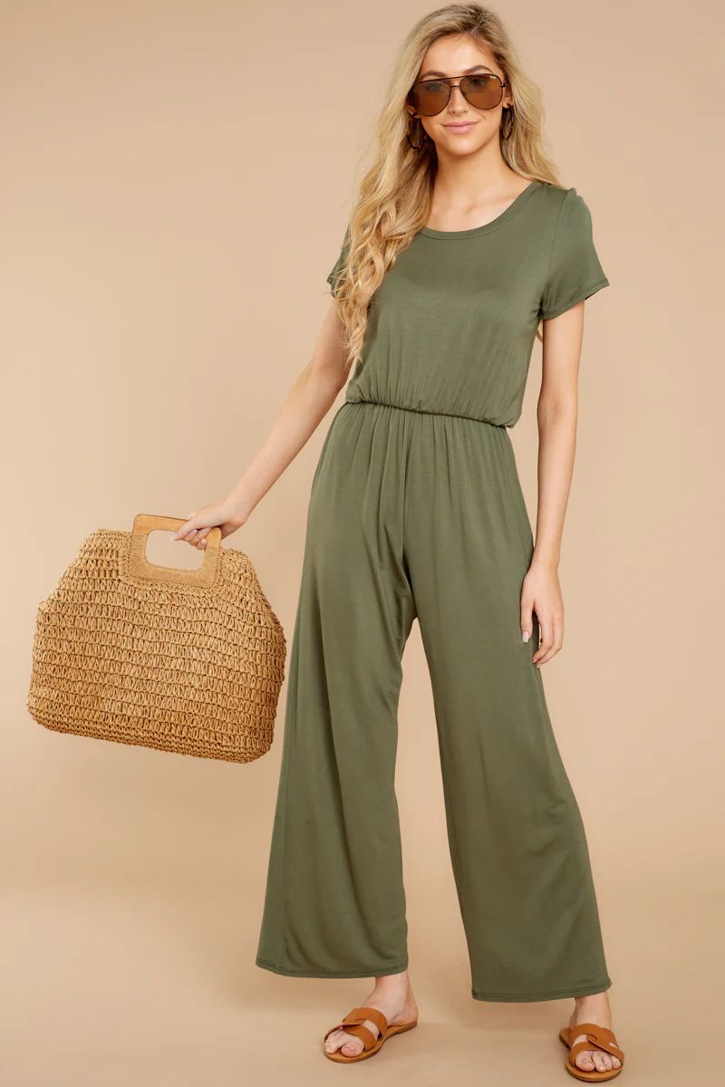 Just That Simple Green Jumpsuit | Red Dress 