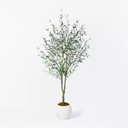 Click for more info about 93" Artificial Olive Tree - Threshold™ designed with Studio McGee