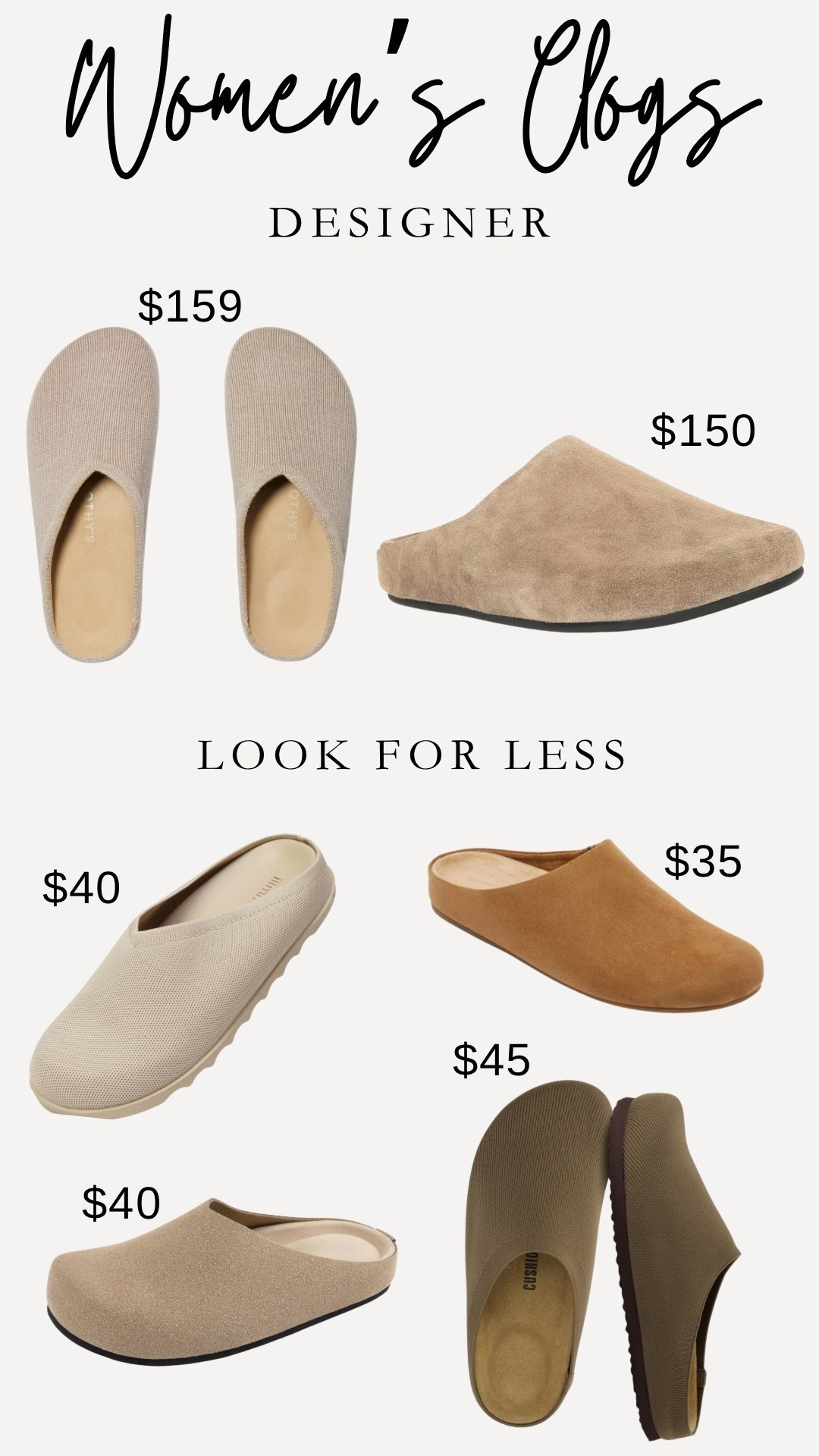 Women’s clogs designer vs. look for less

#LTKSeasonal #LTKStyleTip #LTKShoeCrush