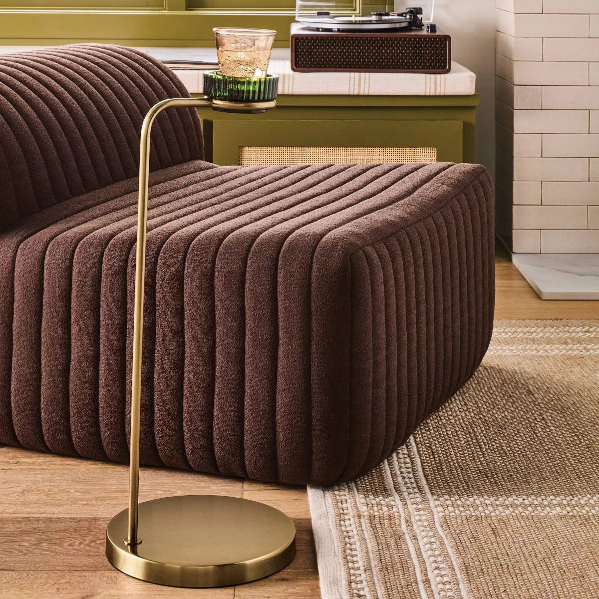 Brass Portable Drink or Snack Holder - Hearth & Hand\u2122 with Magnolia | Target