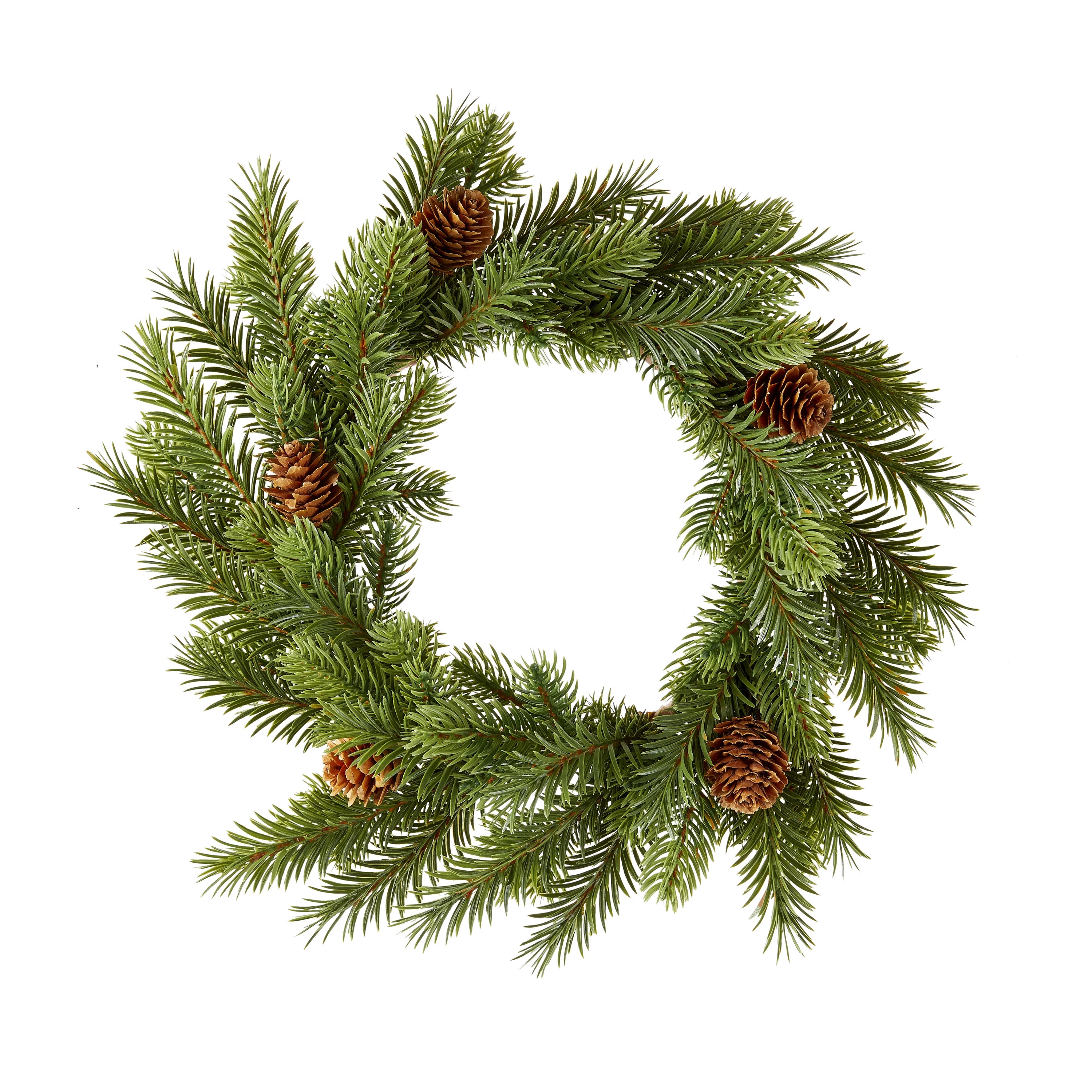 11IN MINI WREATH WITH NATURAL PINECONE | Walmart (US)